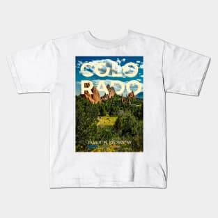 Colorado Travel Poster Kids T-Shirt